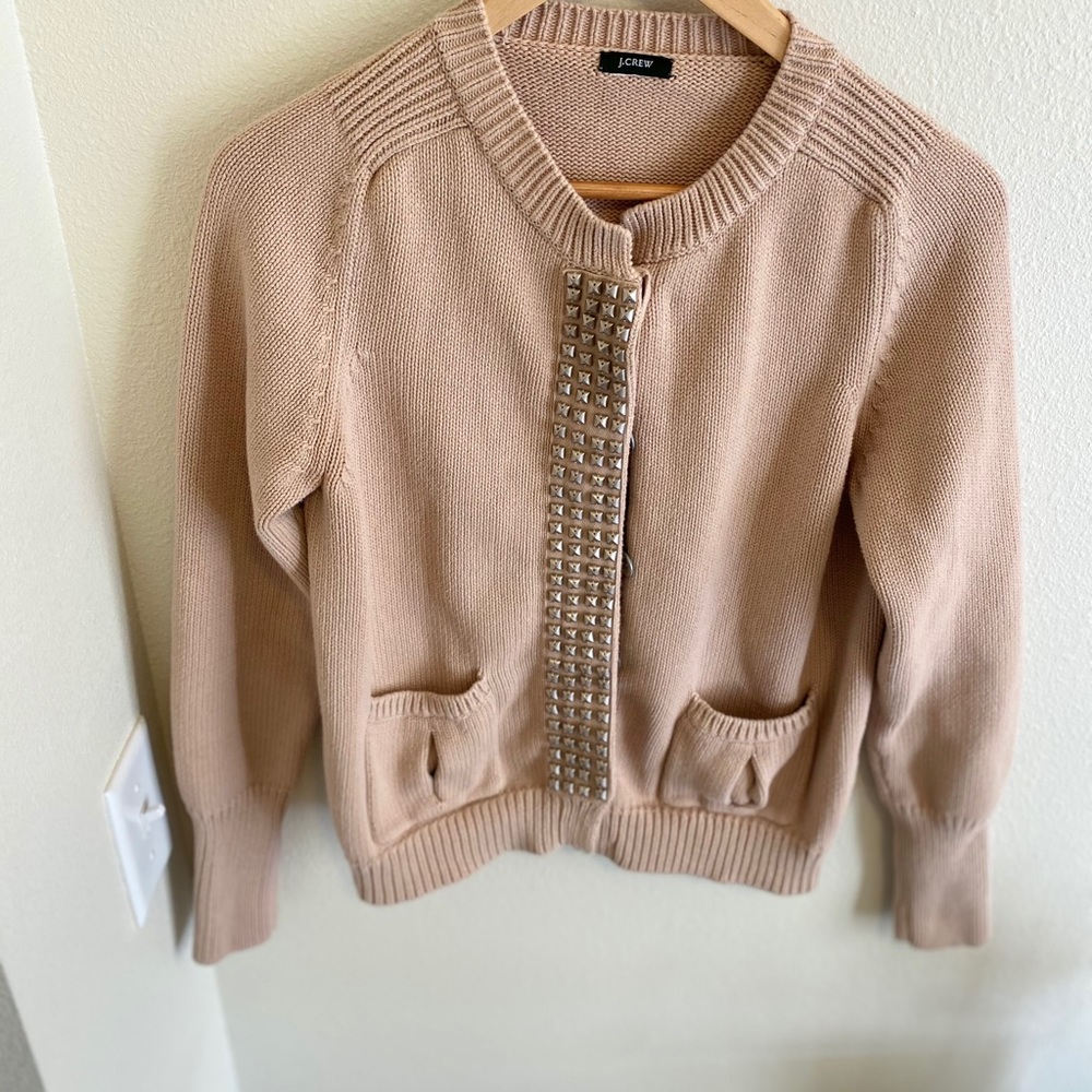 Unique tan Jcrew sweater